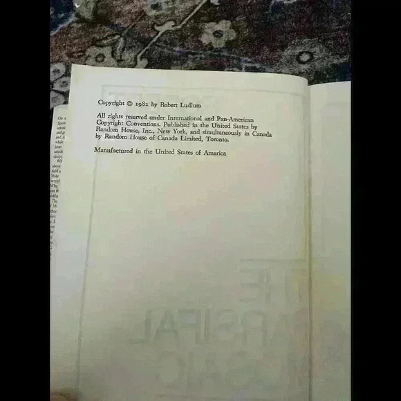 Robert Ludlum The Parsifal Mosaic Book Club Edition Hardcover 1982 - Picture 9 of 9